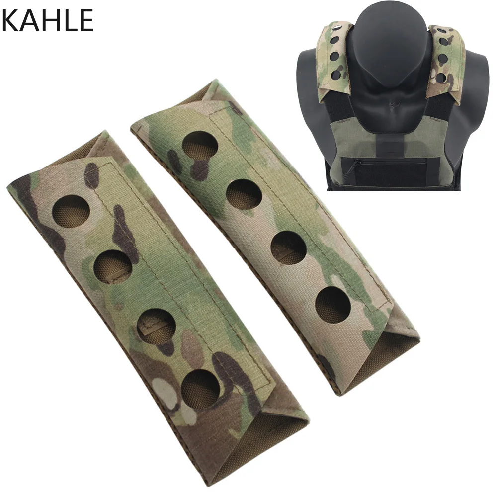 Camo Face Paint - 1 Paar Laserschneiden Taktische Weste Verbund-Schulterpolster