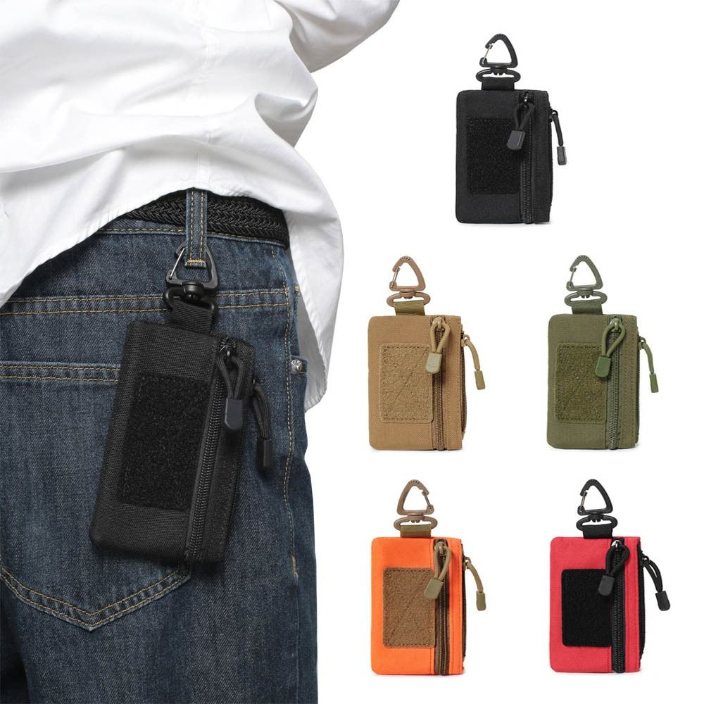 Hunting And Outdoor Shows - Neue Mini-Schlüsseltasche, multifunktionale, einfarbige Hüfttasche, Wander-