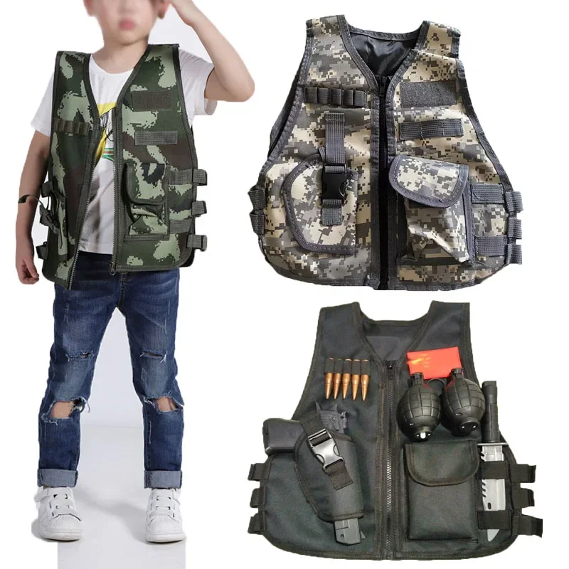 Outdoor Hunting Games For Kids - Fans Outdoor Kinder Weste Taktische Junge
