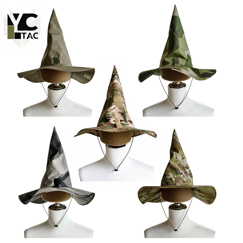 Outdoor Hunting Prints - YCTAC Camo Wizard Hat Taktischer Boonie-Hut