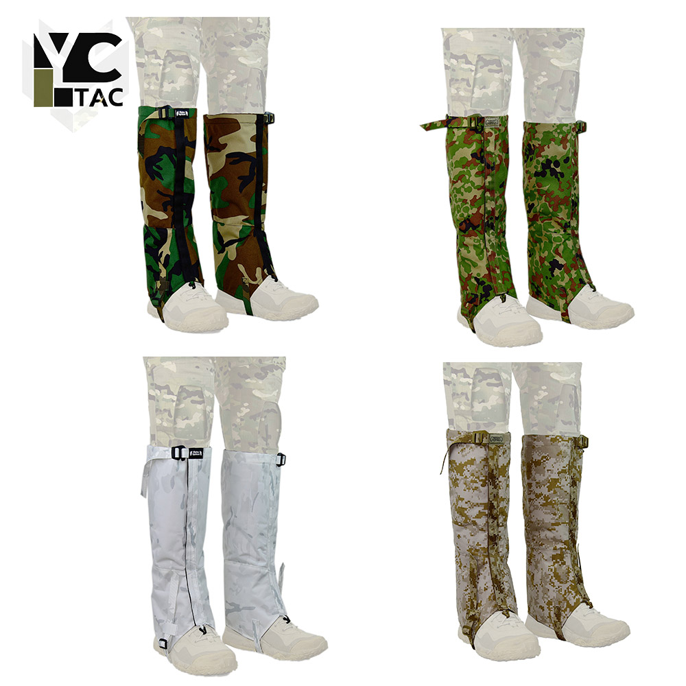 Outdoor Hunting Prints - YCTAC Taktische Tarnfarben-Schneegamaschen, wasserdichter Beinschutz für