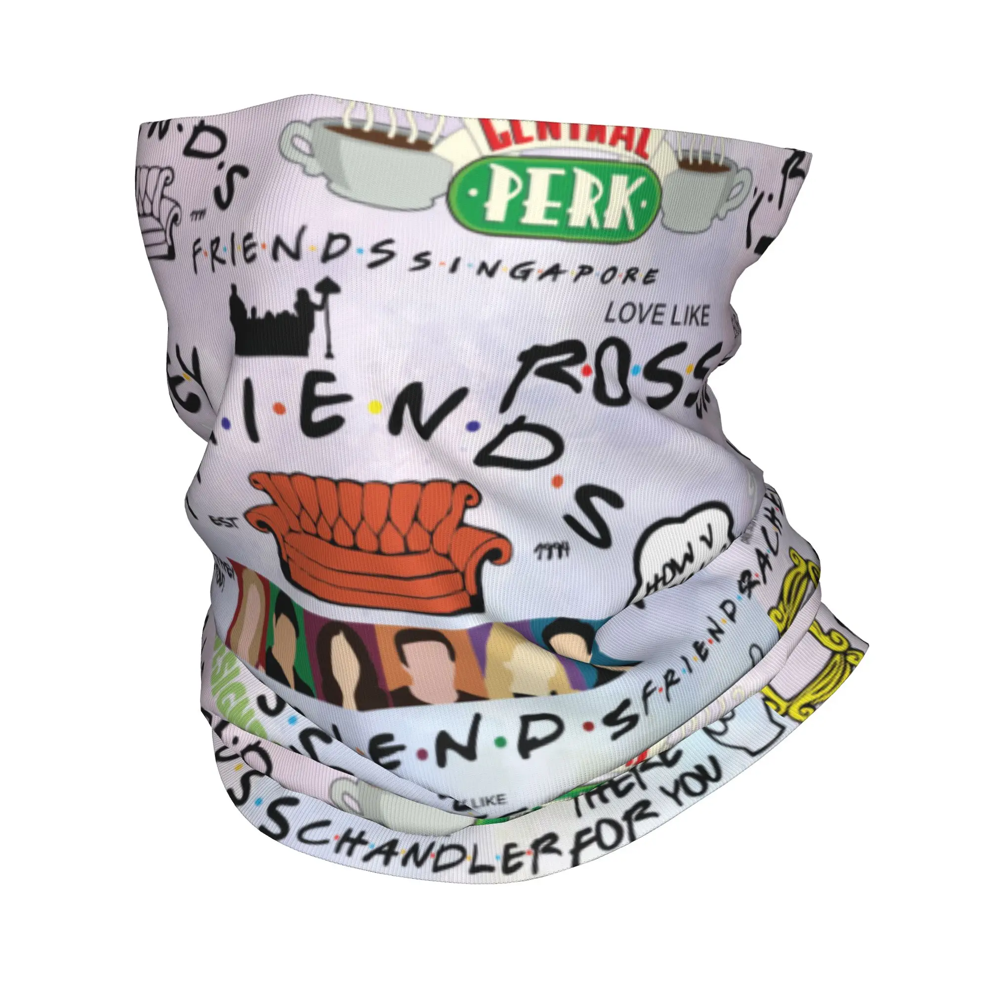 Hunting And Outdoor Shows - Lustiges Friends Collage Bandana Halstuch für