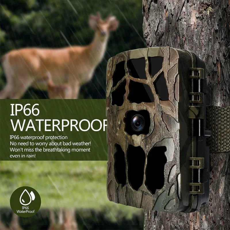 Trail Camera Infrared - H982 IP66 Wasserdichte 4K Outdoor infrarot