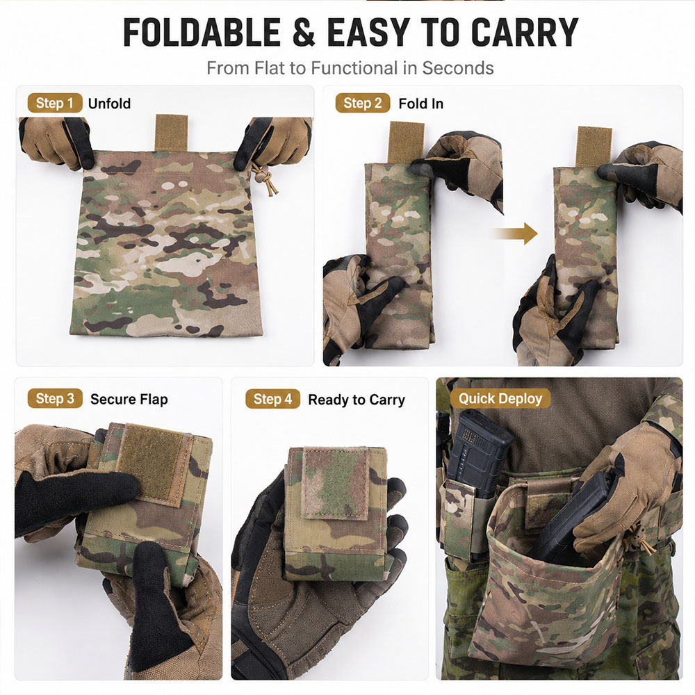 Taktische MOLLE Dump-Tasche, f – Outdoor Hunting Gear Storage Bewertung und Preis