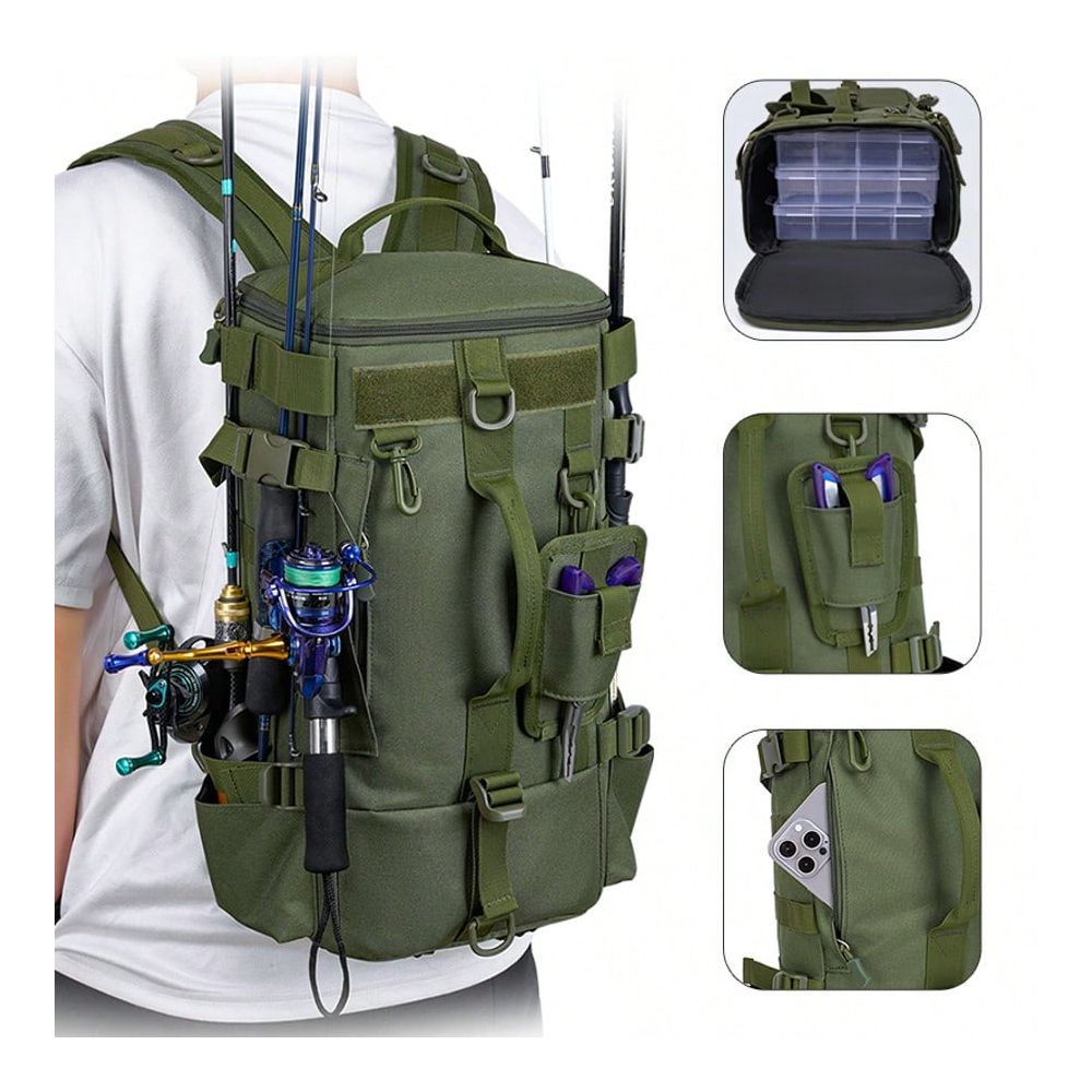 Herren-Angelrucksack, einseiti – Outdoor Hunting Gear Storage Bewertung und Preis